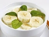 Вкусный и освежающий йогуртовый бананово-мятный смузи.
